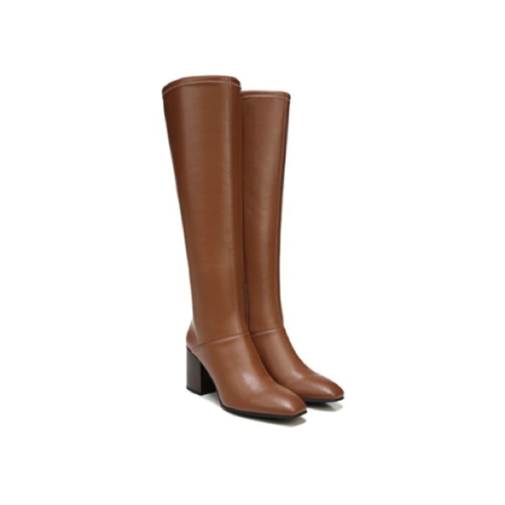 Brand new Franco Sarto Tribute Tall Boot in color Saddle (light brown leather)
